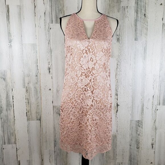 Sam Edelman Lace Choker Dress Sz 4 - Picture 1 of 9